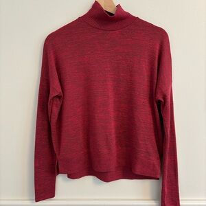rag & bone Rich Red mock Neck Sweater